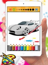 Sport Car Coloring Book Drawing Vehicles for Preschool Boys Image