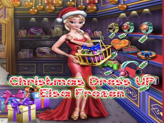 Elsa Frozen Christmas Dress up Game Cover