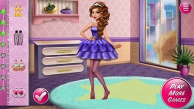 Fashion Girl Dress Up Party Image