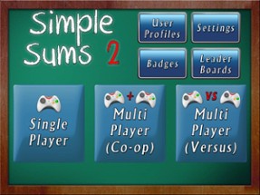 Simple Sums 2 - Free Multiplayer Maths Game Image