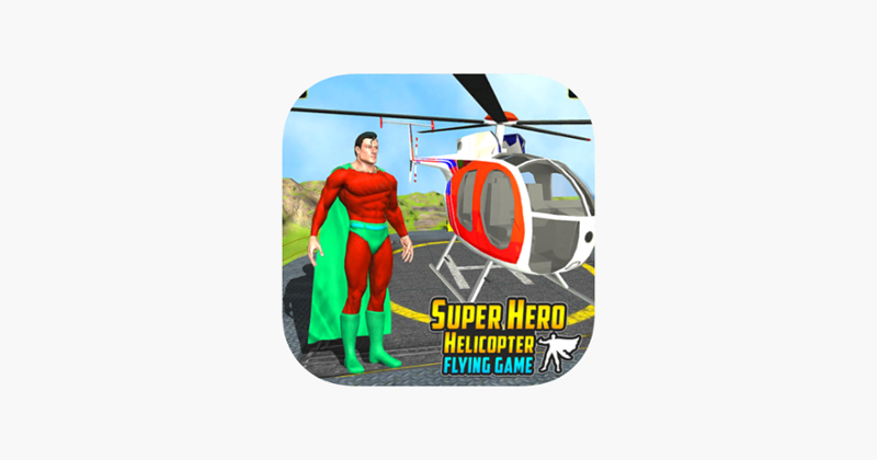 Flying Superhero Helicopter 3D Game Cover