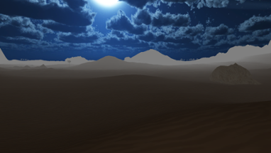 Night Desert Image