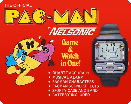Pac-Man Game Watch Game Cover