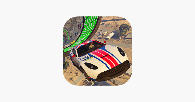 Car Stunt &amp; Ramp Driving Sim - Game Cover