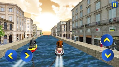 Chained Jetski Water Racing 3D Image