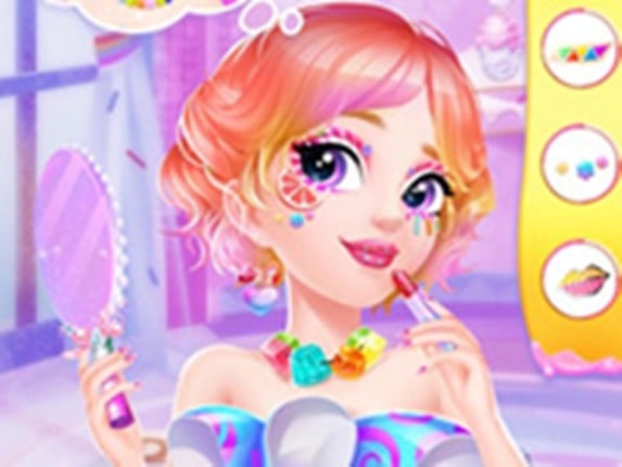 Princess Candy Makeup - Sweet Girls Makeover Game Cover