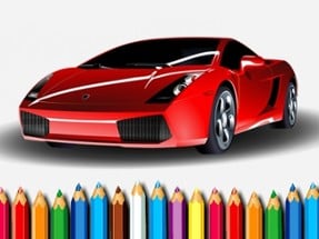 Racing Cars Coloring Image