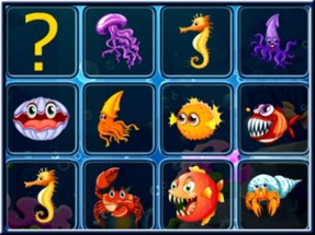 Sea Creatures Cards Match Image