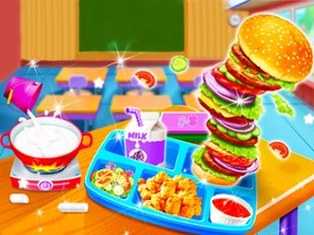 Cooking Lunch At School Image