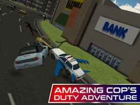 Flying Police Car Simulator &amp; Cop driver games Image