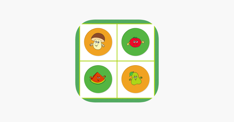 Fruits Vegetables Memory Game Game Cover