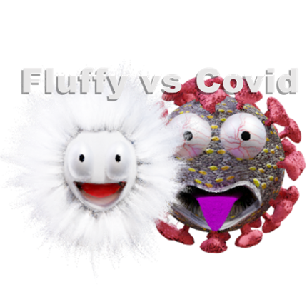 Fluff vs Covid Game Cover