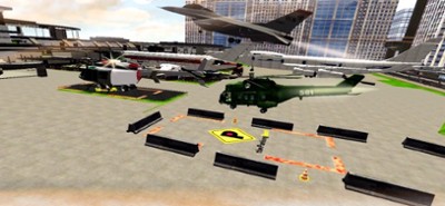 Helicopter Airport Parking Image