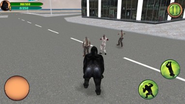 Real Gorilla vs Zombies - City Image