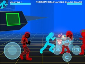 Stickman Neon Street Fighting Image