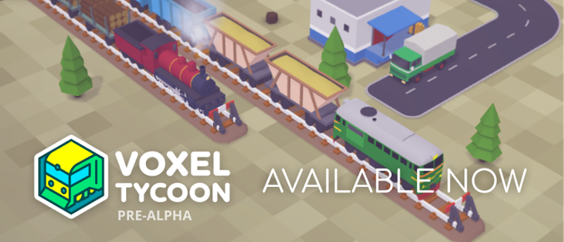 Voxel Tycoon Pre-Alpha Game Cover
