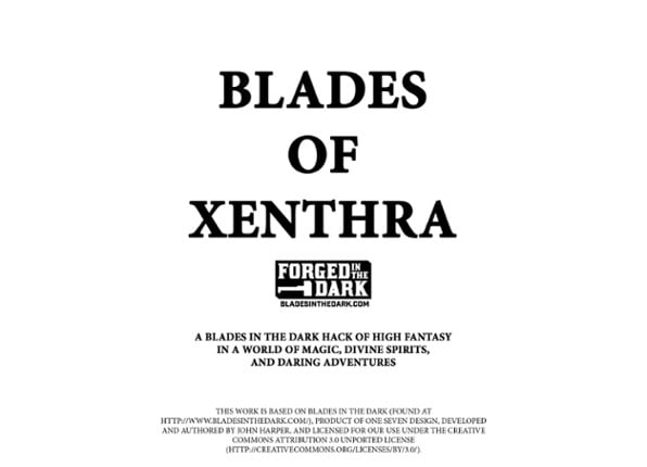 Blades Of Xenthra Playtest Game Cover