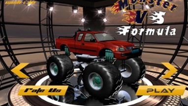 Monster Truck vs Formula Cars Image