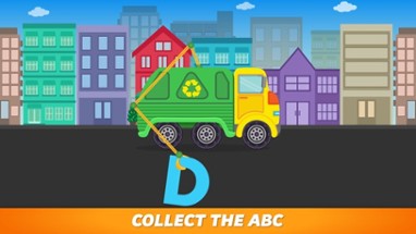 ABC Garbage Truck - Alphabet Fun Game for Preschool Toddler Kids Learning ABCs and Love Trucks and Things That Go Image