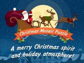 Christmas Mosaic Puzzle Free Image