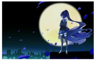 夜空色的魔法少女 - Nightsky Blue Magical Girl Image