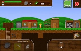 Treasure Miner Free - a 2d gem mining adventure Image