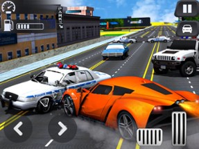 Police Chase Gangster Car Race Image