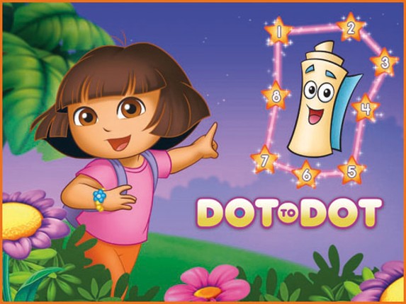 Dora Dot to Dot Game Cover
