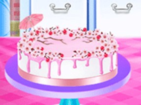 Cherry Blossom Cake Cooking - Food Game Image