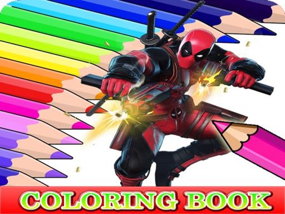 Coloring Book for Deadpool Game Cover