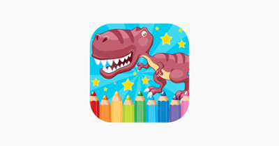 Dino Coloring Book Drawing for Kid Games Image