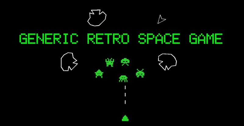 Generic Retro Space Game Game Cover