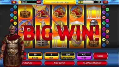 Roman Battle Slot Machine Jackpot Casino Games Image