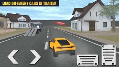 Car Transporter Truck Drive Image