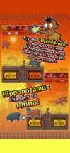 Hippopotamus &amp; Rhino Image