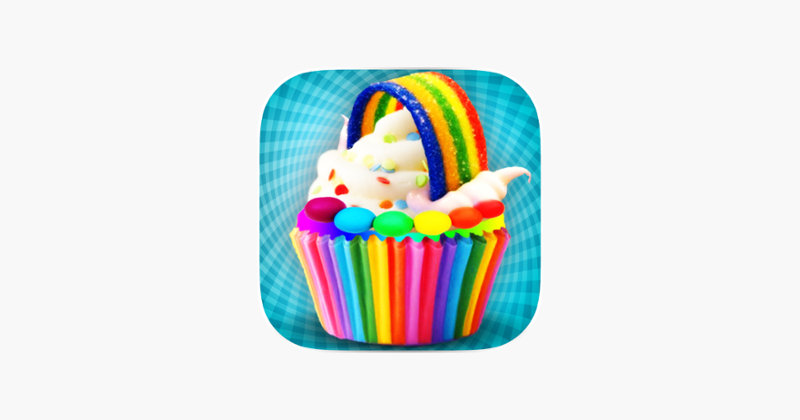 Cooking Colorful Cupcakes Game! Rainbow Desserts Game Cover