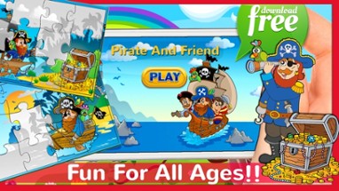 Pirate &amp; Friend Jigsaw Puzzles For Kids &amp; Toddlers Image