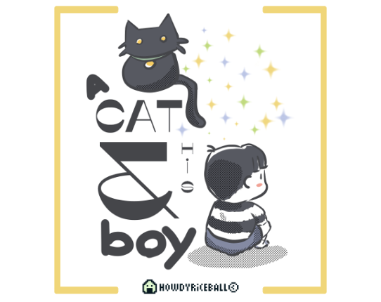 a cat & his boy Game Cover