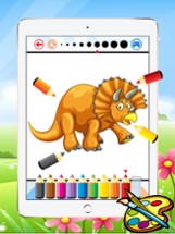 Dinosaur Dragon Coloring Book - Drawing for kid free game, Dino Paint and color games good Image