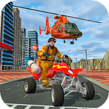 FireFighter ATV Bike: Helicopter Rescue 2018 Image