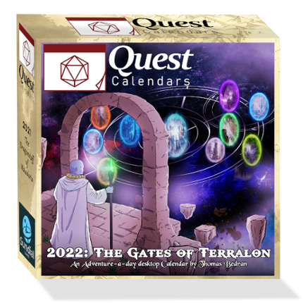 2022 Quest Calendar - The Gates of Terralon Game Cover