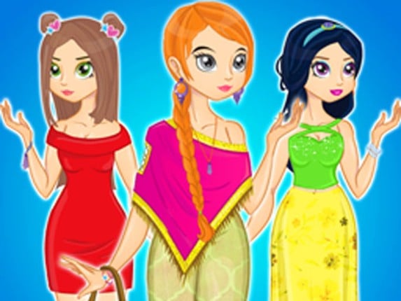 Dress Up The Girl Game Cover