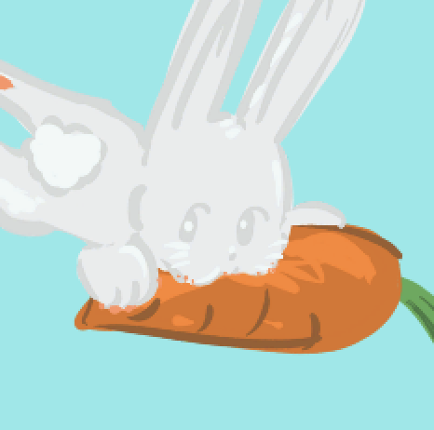 Hop Harvest:Catching Carrots Game Cover