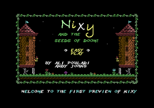 Nixy and the Seeds of Doom (Commodore 64) Image