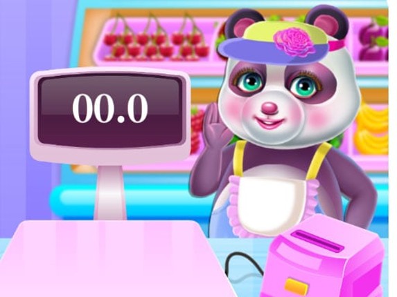 Panda Supermarket Manager Game Cover