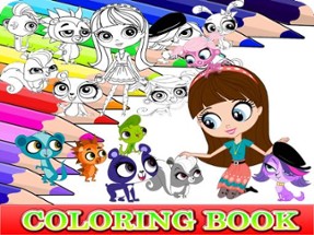 Coloring Book for Littlest Pet Shop Image