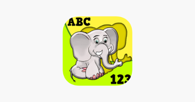 Kids shape puzzle animals alphabet &amp; colors Image