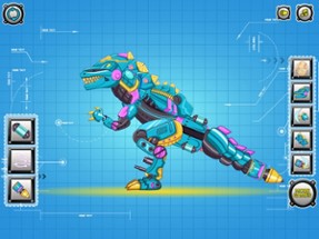 Steel Dino Toy: Mechanic Tyrannosaurus Image