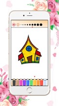 Coloring Book House: Learn to draw &amp; paint for Kid Image