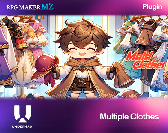 RPG MAKER MZ Plugin: Multi Clothes Game Cover